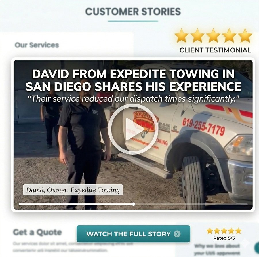 Expedite Towing Testimonial