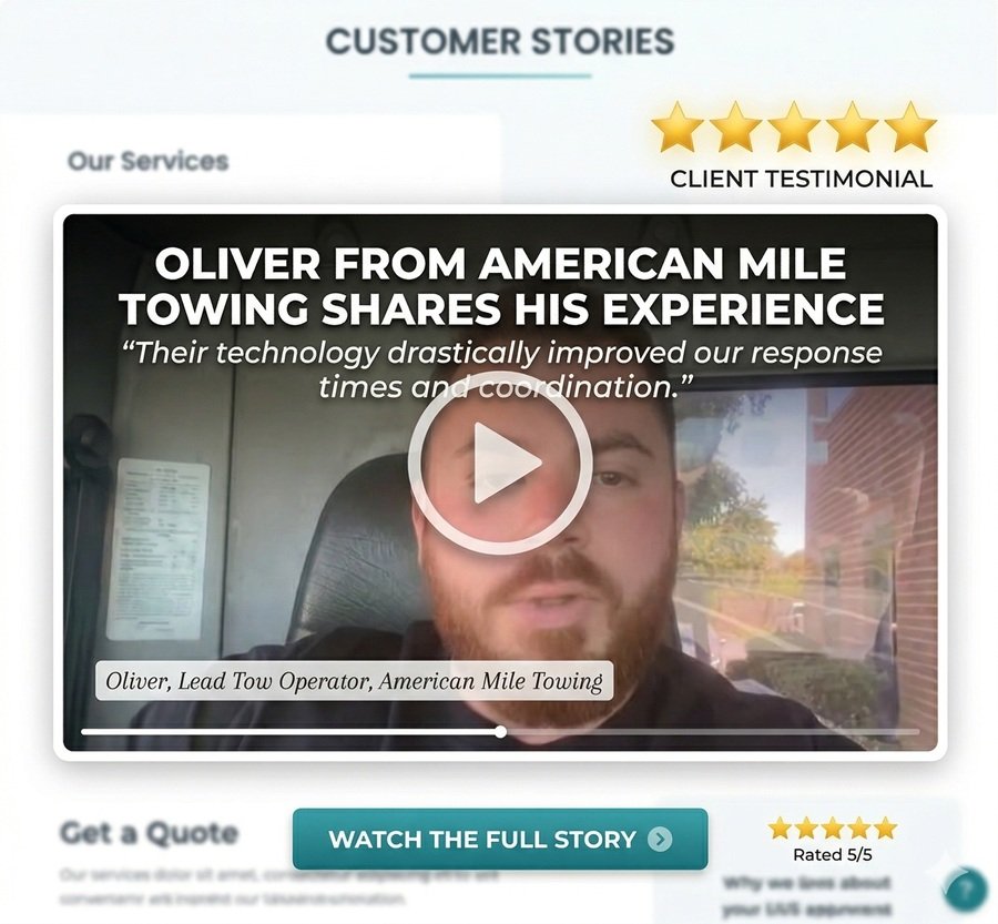 American Mile Towing Testimonial